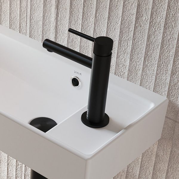 VitrA Mono Basin Mixer Tap Matt Black - Image 3