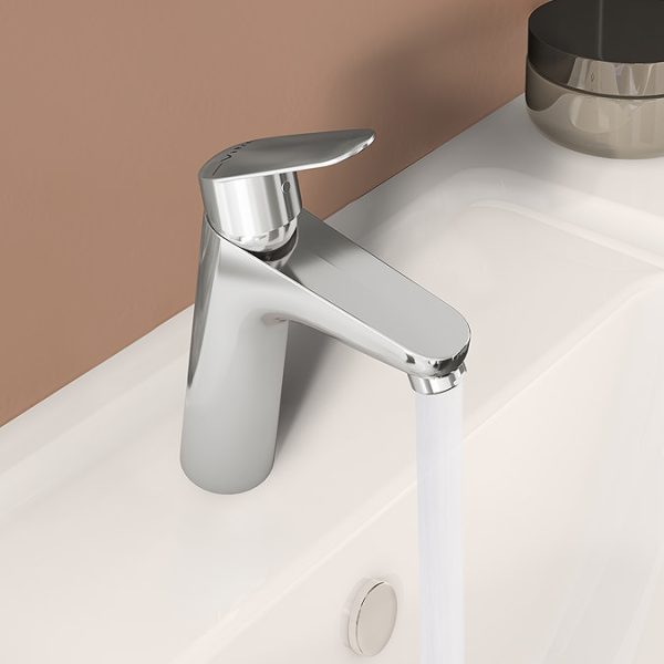VitrA Flow Round Large Basin Mixer   Chrome - Image 3