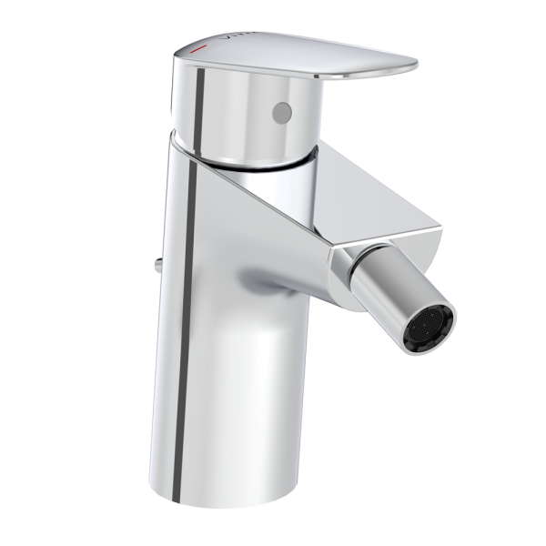 VitrA Flow Round Bidet Mixer   Chrome