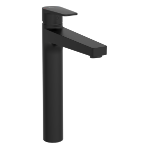 VitrA Flow Square Tall Basin Mixer   Matt Black
