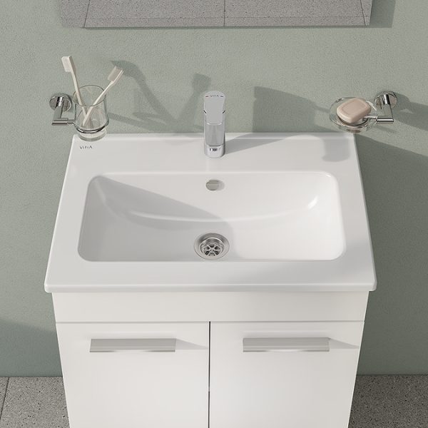 VitrA Tyde Single Lever Basin Mixer   Chrome - Image 4