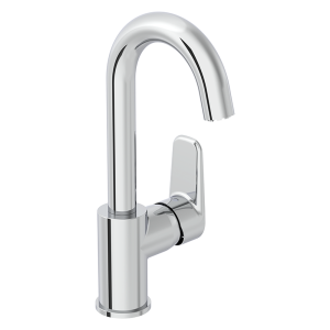 VitrA Flow Soft Single Lever Swivel Basin Mixer   Chrome