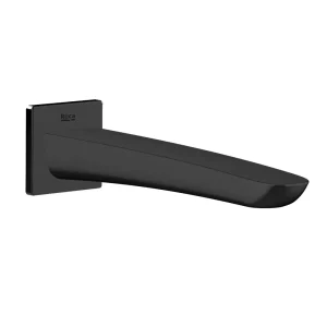 Roca Insignia Wall Mounted Bath Spout   Shiny Black