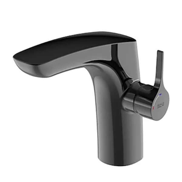 Roca Insignia Cold Start Basin Mixer   Shiny Black