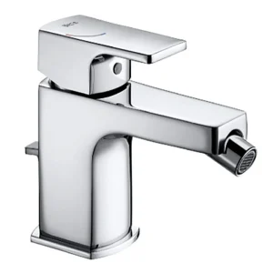 Roca Escuadra Cold Start Bidet Mixer with Pop up Waste