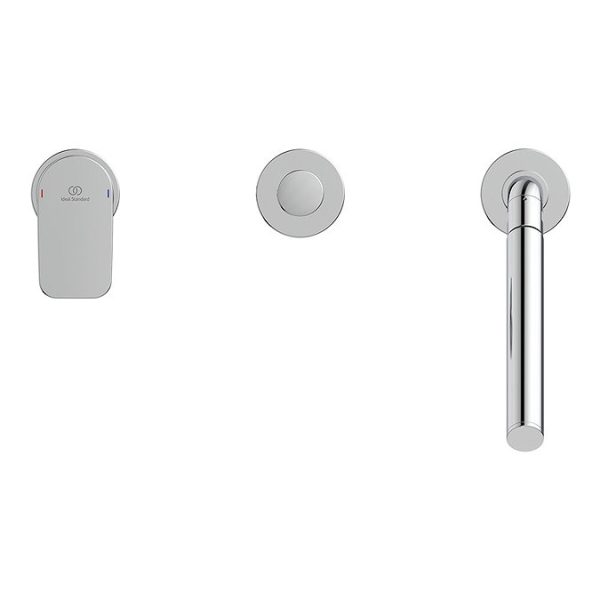 Ideal Standard Tonic II Single Lever 3 Hole Bath Shower Mixer with Spout - Image 4