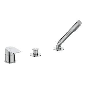 Ideal Standard Tonic II Single Lever 3 Hole Bath Shower Mixer with Spout