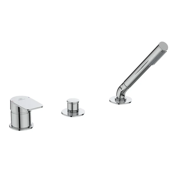 Ideal Standard Tonic II Single Lever 3 Hole Bath Shower Mixer with Spout