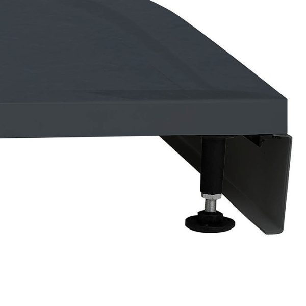 Aurora LH Slate Effect Stone Offset Quadrant Shower Tray + Riser Kit - Image 2