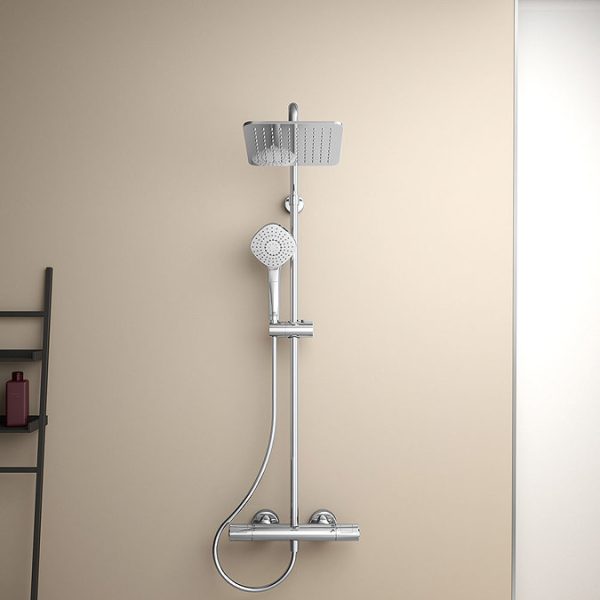 Ideal Standard Ceratherm T100 Exposed Thermostatic Bath Shower System - Image 2