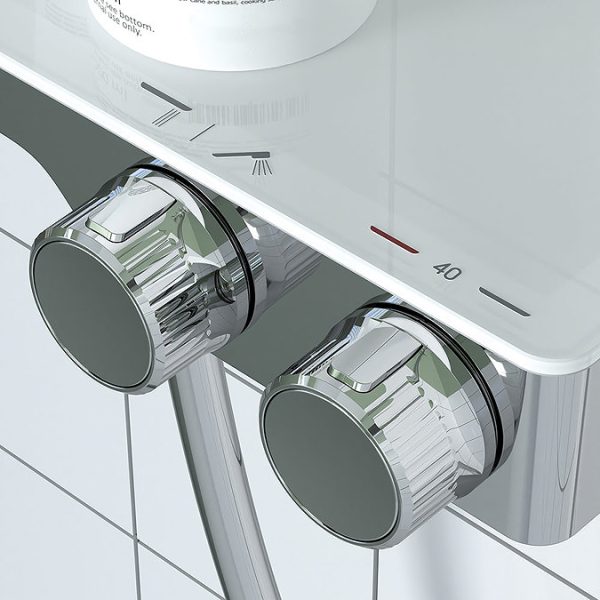 Ideal Standard Ceratherm S200 Exposed Thermostatic Wall Mounted Shelf Bath Shower Mixer - Image 4