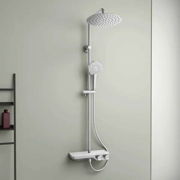 Ideal Standard Ceratherm S200 Exposed Thermostatic Shelf Shower System