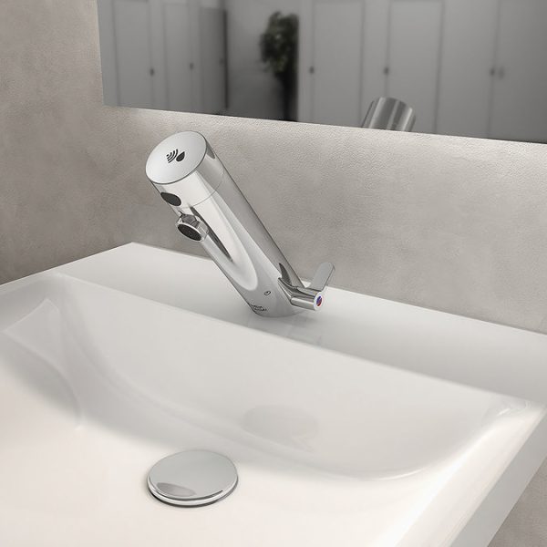 Armitage Shanks Sensorflow E Touchless Deck Mounted Basin Mixer with Temperature Control (Battery) - Image 2