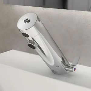 Armitage Shanks Sensorflow E Touchless Deck Mounted Basin Mixer with Temperature Control (Battery)