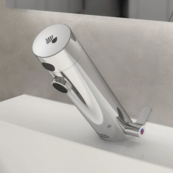 Armitage Shanks Sensorflow E Touchless Deck Mounted Basin Mixer with Temperature Control (Battery)