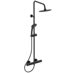 Ideal Standard Silk Black Ceratherm T25 Exposed Thermostatic Shower System