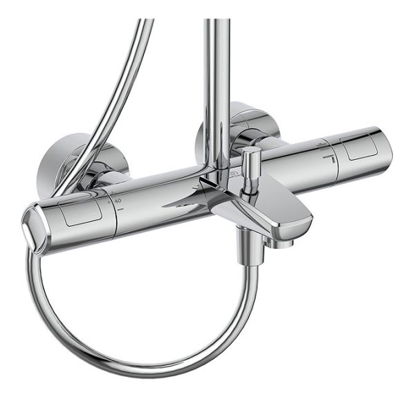 Ideal Standard Ceratherm T100 Exposed Thermostatic Bath Shower System - Image 4