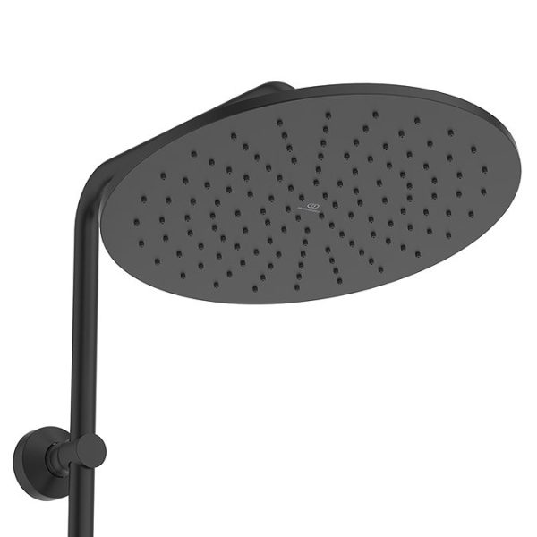 Ideal Standard Ceratherm S200 Exposed Thermostatic Shelf Shower System   Silk Black - Image 6