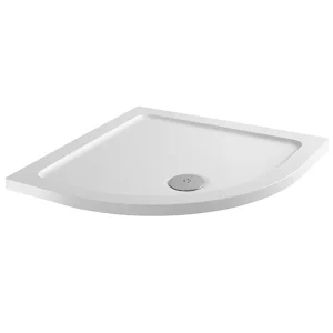 Aurora 800 x 800mm Anti Slip Stone Quadrant Shower Tray