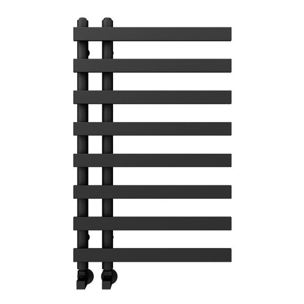 Arezzo Anthracite 800 x 500mm 8 Bars Designer Heated Towel Rail - Image 4