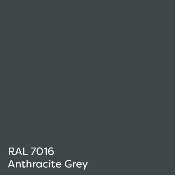 Arezzo Anthracite 800 x 500mm 8 Bars Designer Heated Towel Rail - Image 2