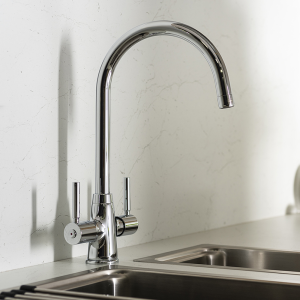 Abode Rochelle Dual Lever Kitchen Mixer Tap   Chrome