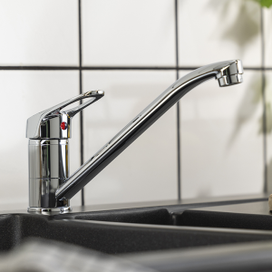 Abode Aria Single Lever Kitchen Mixer Tap   Chrome