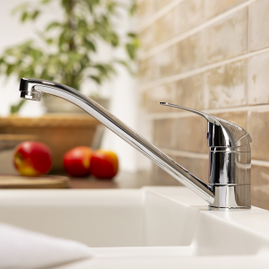 Abode Zoll Single Lever Kitchen Mixer Tap   Chrome