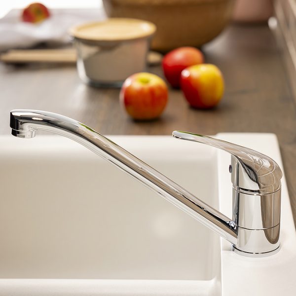 Abode Zoll Single Lever Kitchen Mixer Tap   Chrome - Image 3