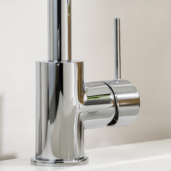 Abode Vigour Single Lever Kitchen Mixer Tap   Chrome - Image 3