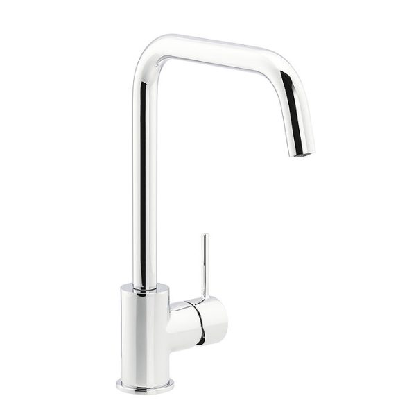Abode Vigour Single Lever Kitchen Mixer Tap   Chrome - Image 2
