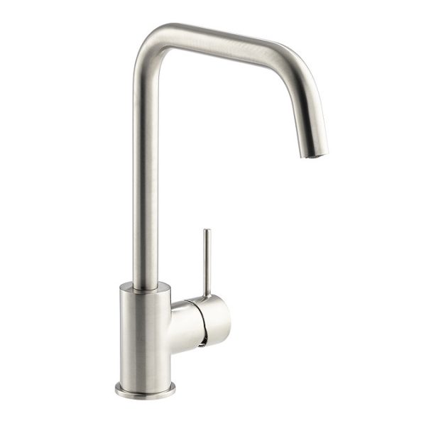 Abode Vigour Single Lever Kitchen Mixer Tap   Brushed Nickel - Image 2