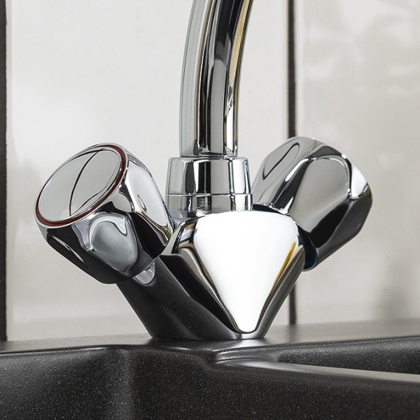 Abode Aquant Monobloc Kitchen Mixer Tap   Chrome - Image 3