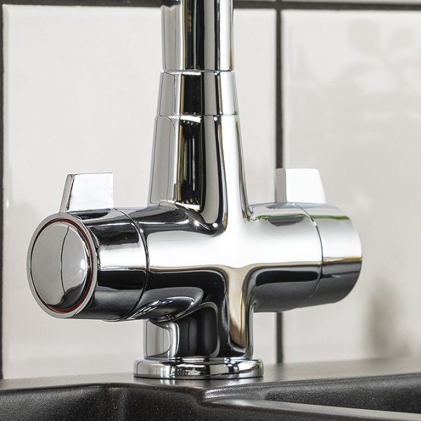 Abode Turina Quarter Turn Kitchen Mixer Tap   Chrome - Image 3