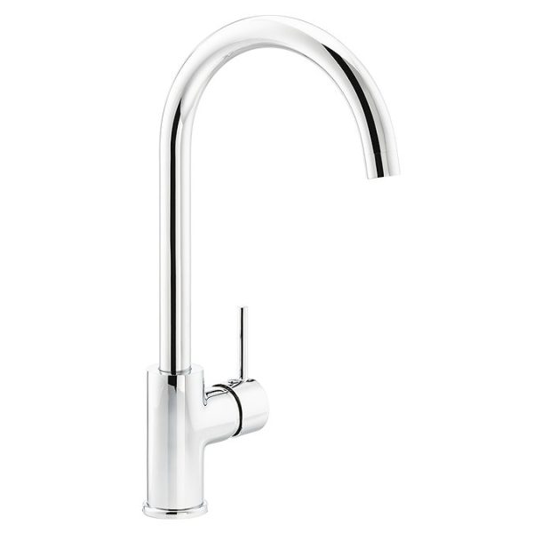 Abode Nico Single Lever Kitchen Mixer Tap   Chrome - Image 2