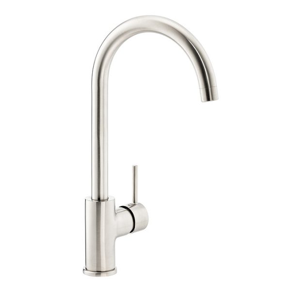 Abode Nico Single Lever Kitchen Mixer Tap   Brushed Nickel - Image 2