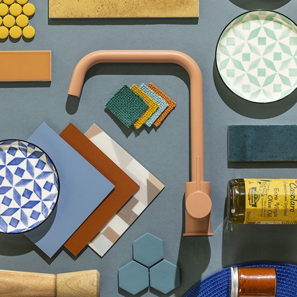 Abode Vigour Single Lever Kitchen Mixer Tap   Terracotta - Image 3