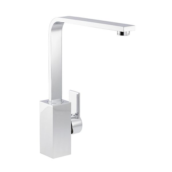 Abode Pixell Single Lever Kitchen Mixer Tap   Chrome - Image 2