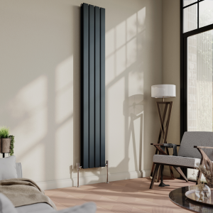 Urban Vertical Radiator   Anthracite   Double Panel (1800mm High) 304mm Wide