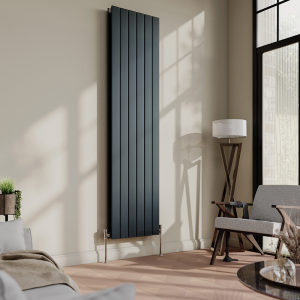 Urban Vertical Radiator   Anthracite   Double Panel (1800mm High) 456mm Wide
