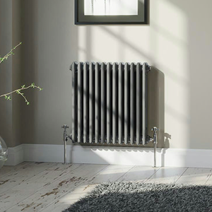 The Heating Co. Corso 600 x 608mm Anthracite Grey 3 Column Radiator