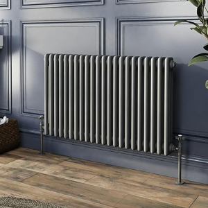 The Heating Co. Corso 600 x 830mm Anthracite Grey 3 Column Radiator