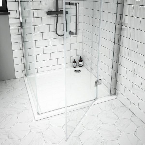 Apollo Frameless RH Hinged Door Square Enclosure - Image 2