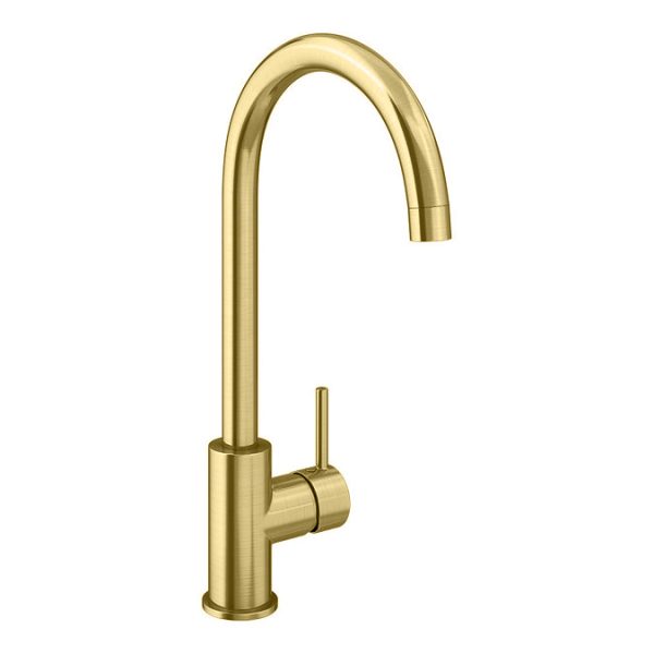 Bower Alberta Modern Kitchen Tap   Brushed Brass - Image 6