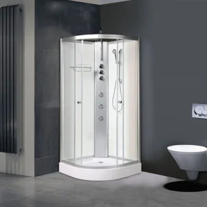 AquaLusso   Alto 01   800 x 800mm Shower Cabin   Polar White
