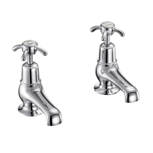 Burlington Anglesey   Chrome 3" Basin Taps