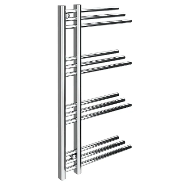 Angelo Designer Heated Towel Rail 500 x 900mm   Chrome