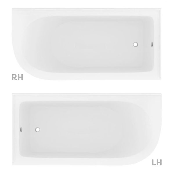 Appleby 1550 Roll Top Shower Bath + Antique Brass Leg Set - Image 2