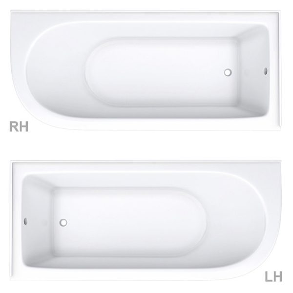 Appleby Grey 1700 Roll Top Shower Bath + Chrome Leg Set - Image 5