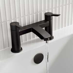 Bistan Apelo Contemporary Bath Filler   Black